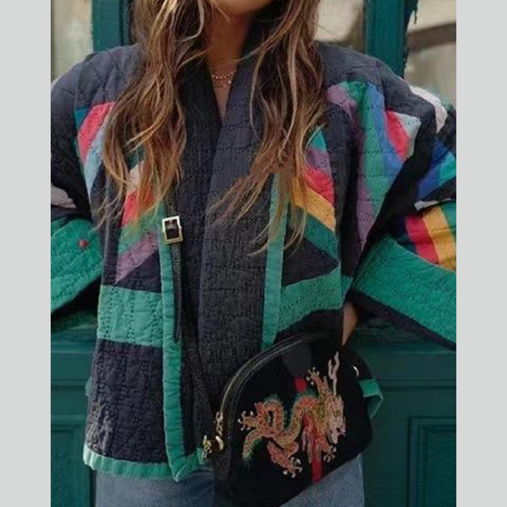 The Celeste Patchwork Kimono Jacket