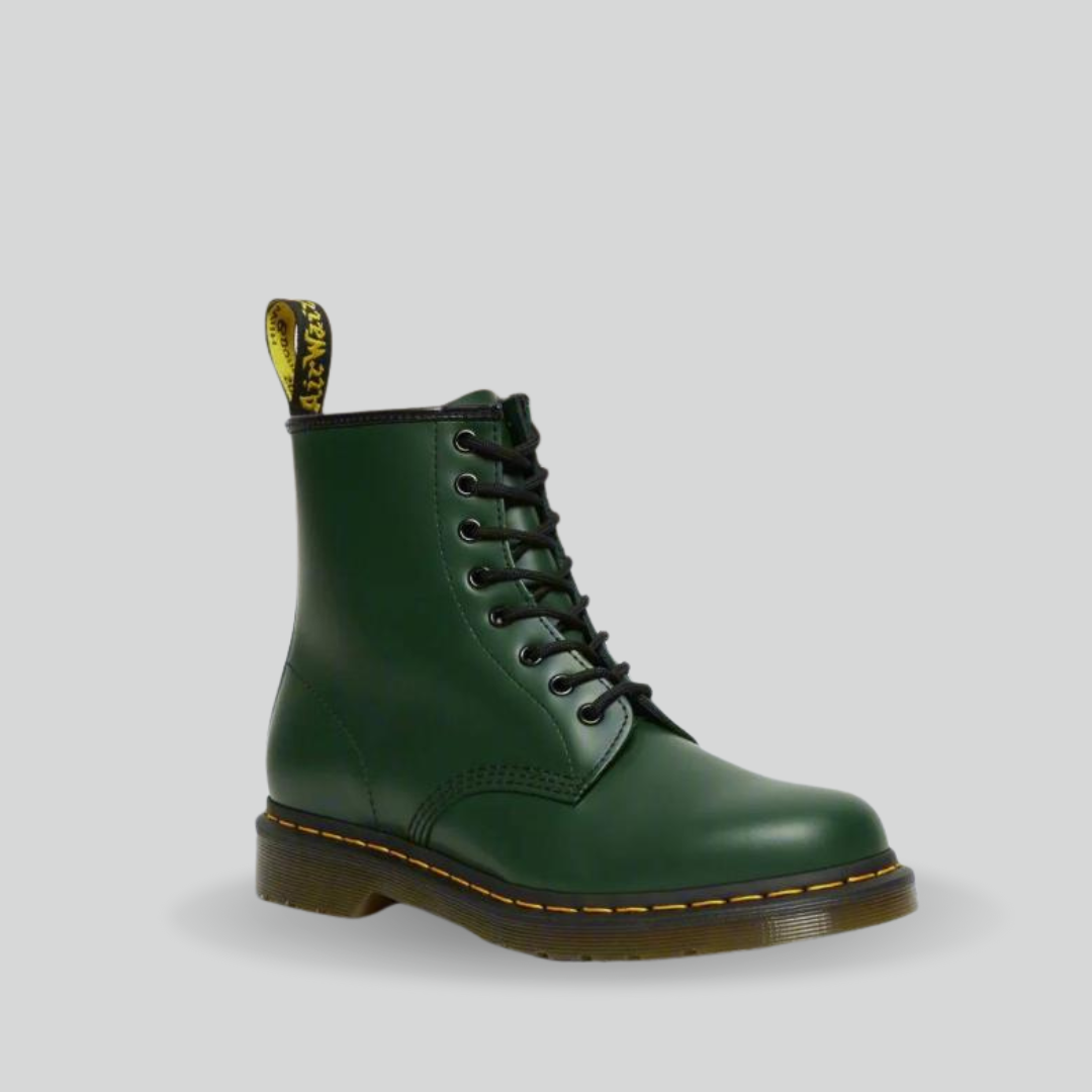 Emilia - Combat Boots Green