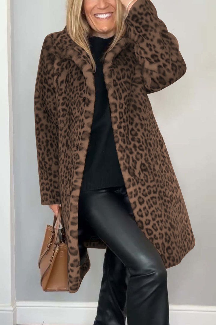 Polly | Leopard Print Coat