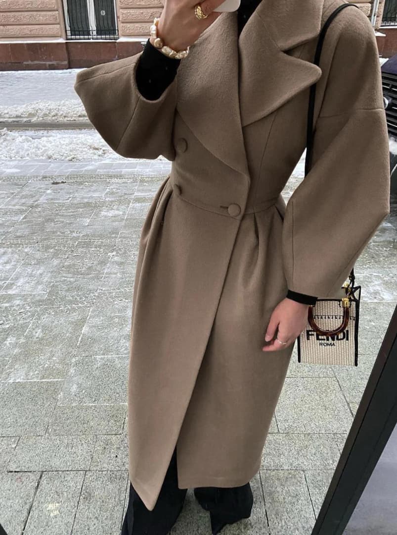 Elise Elegant Wool Coat