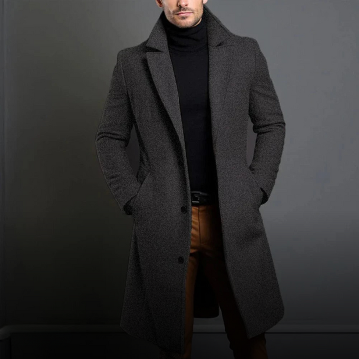 The Victor Long Wool Coat