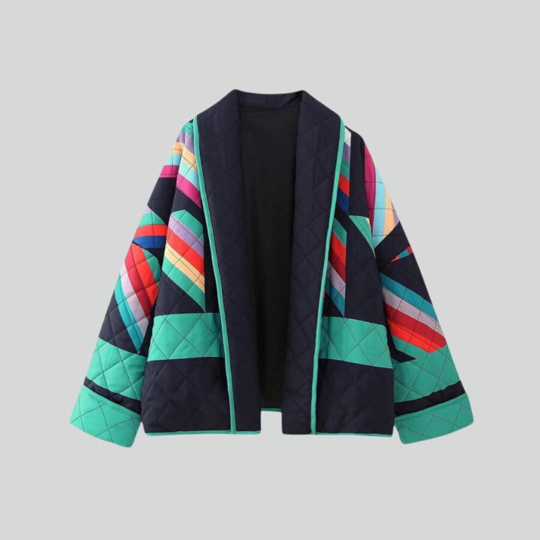 The Celeste Patchwork Kimono Jacket