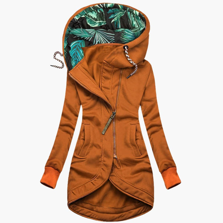 Ivy Asymmetric Hooded Jacket