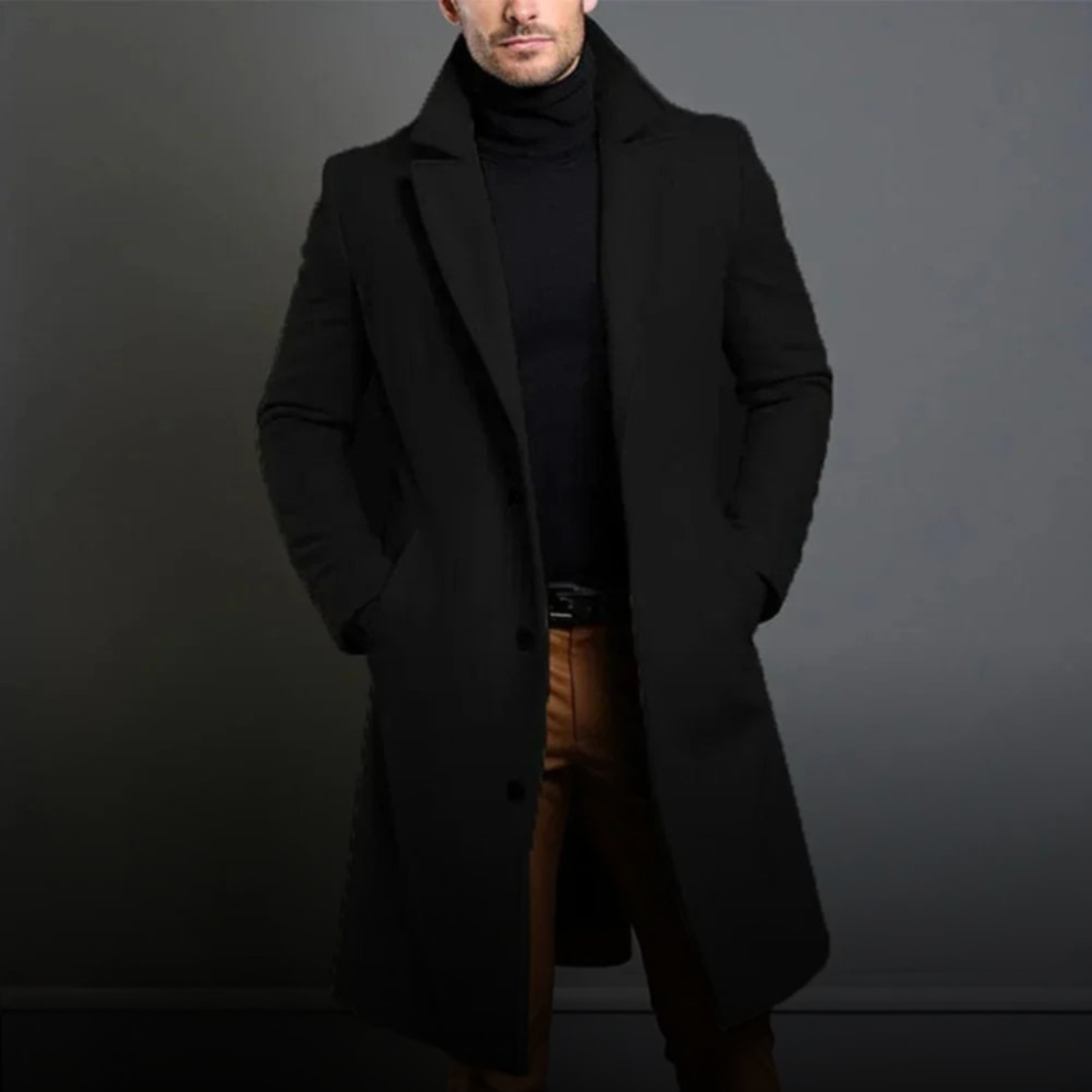 The Victor Long Wool Coat