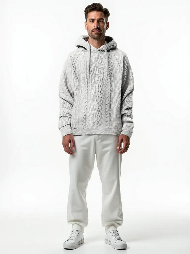 The Everest Cable Knit Hoodie