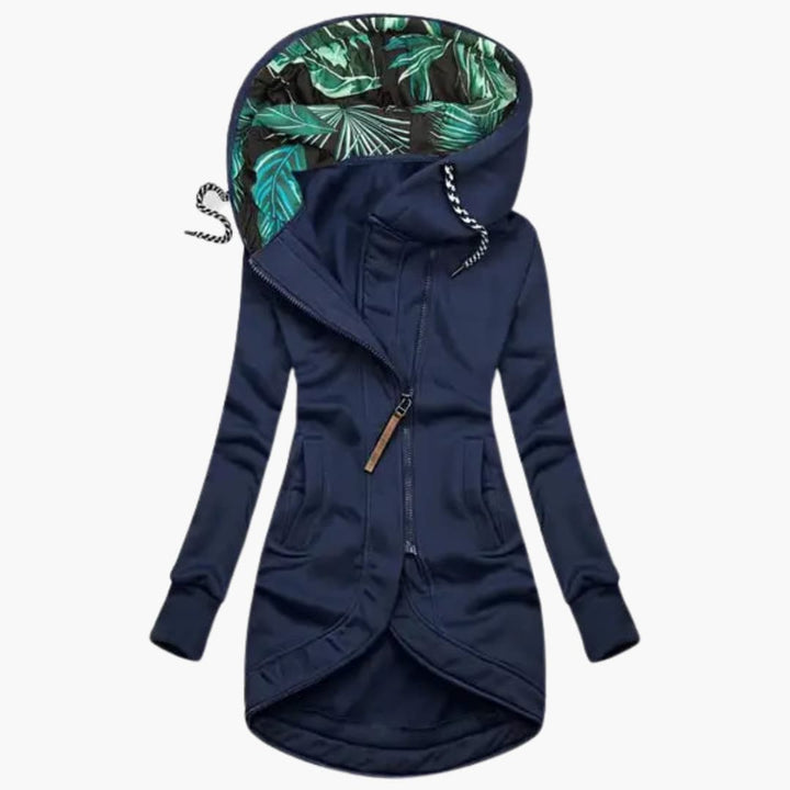 Ivy Asymmetric Hooded Jacket