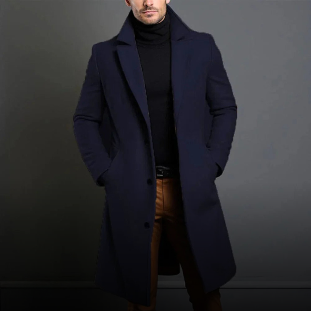 The Victor Long Wool Coat