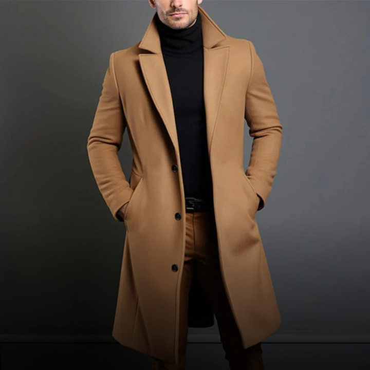 The Victor Long Wool Coat