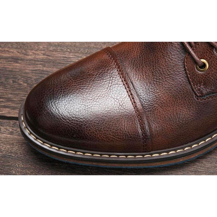 Liam - Handcrafted Premium Leather Oxford Boots