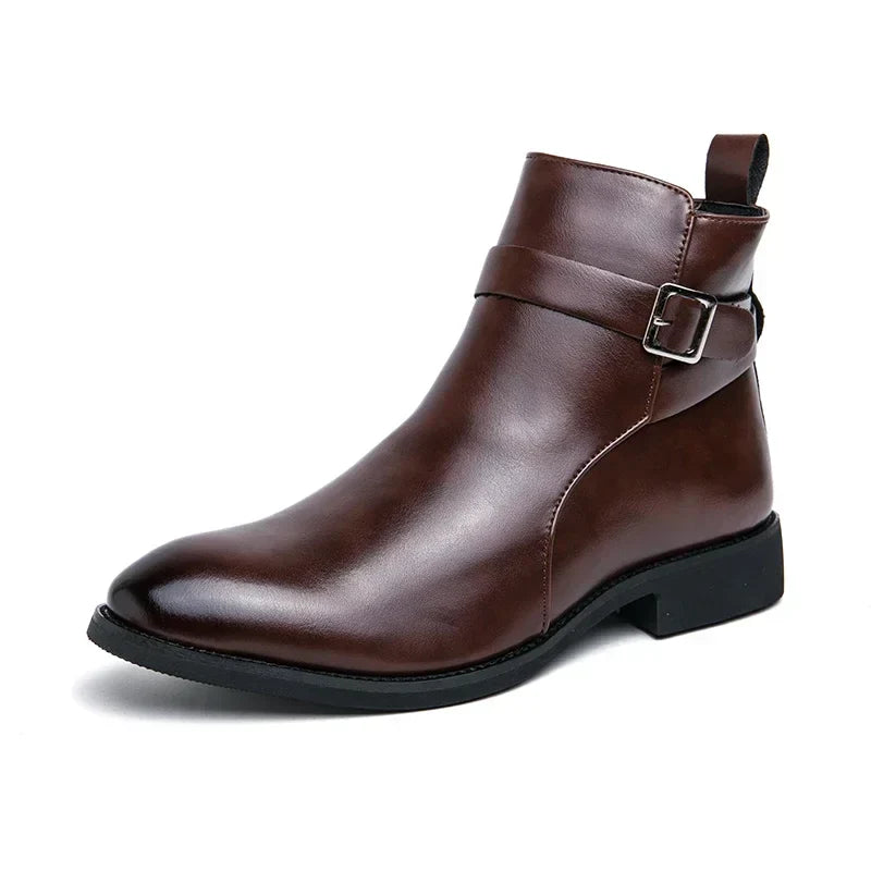 Sergio - Genuine Leather Chelsea Boots