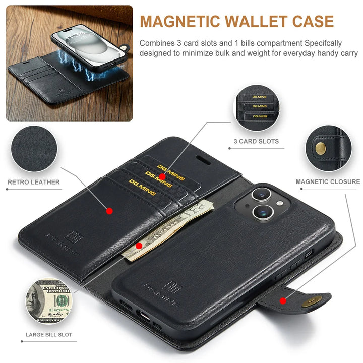 The Heritage 2-in-1 Magnetic Wallet Case