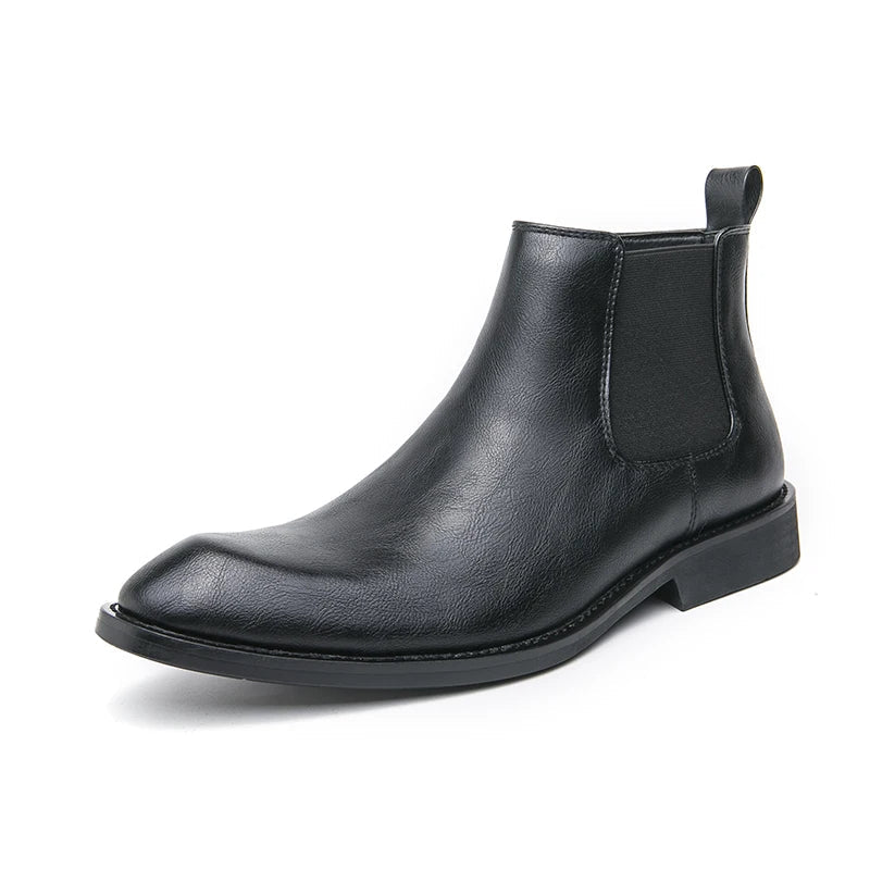 James - Zipped Leather Chelsea Boots