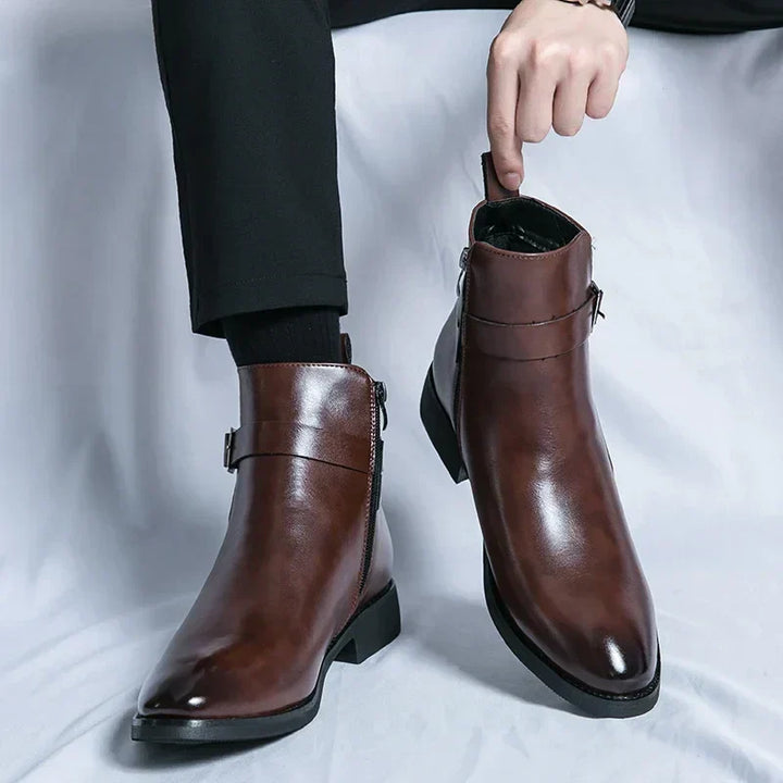 Sergio - Genuine Leather Chelsea Boots