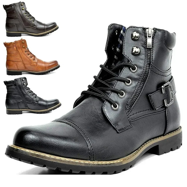 Jack - Lace-up Leather Boots