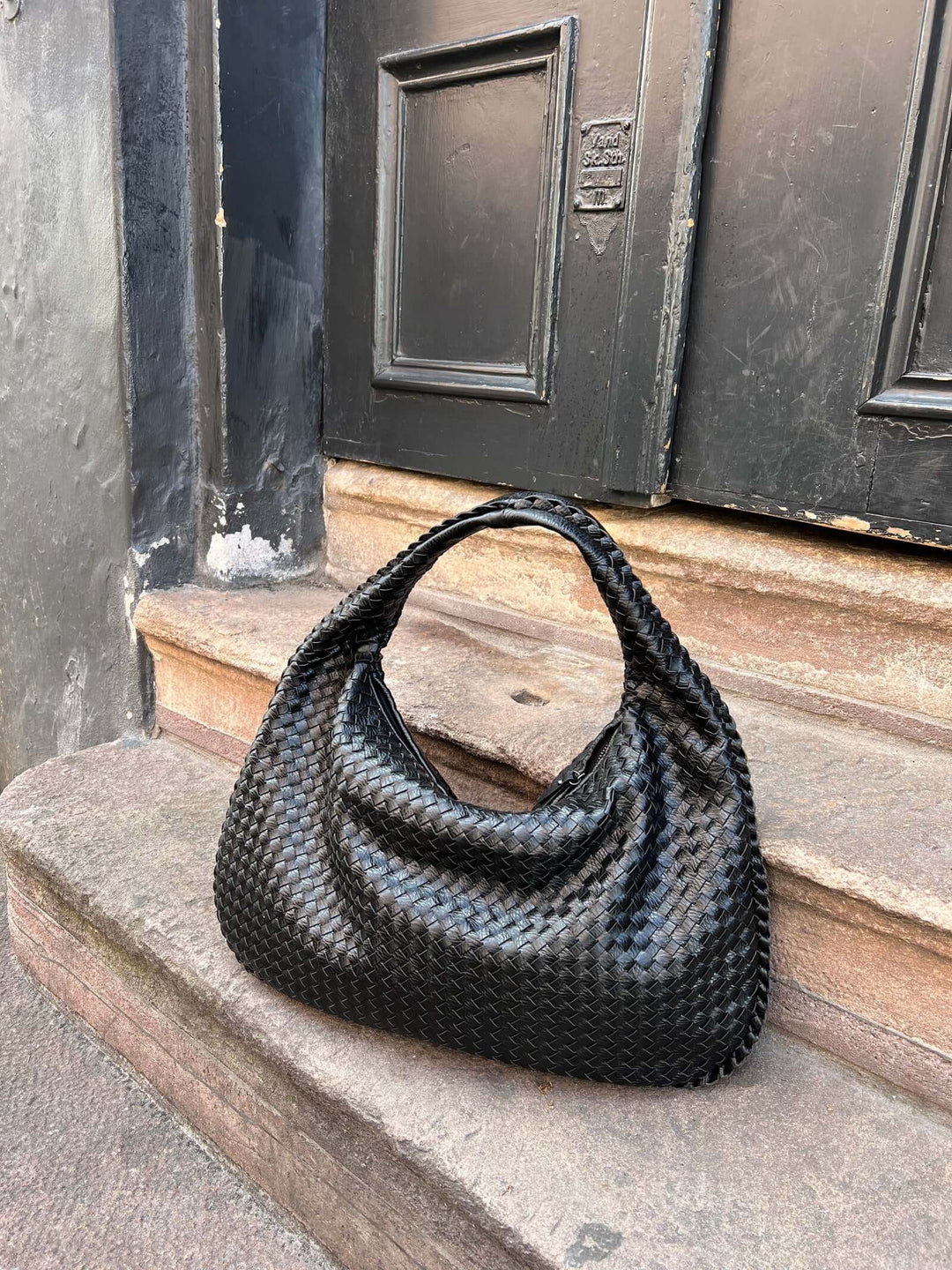 Harper - Woven Hobo Maxi Bag