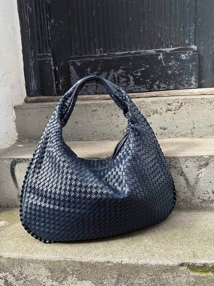 Harper - Woven Hobo Maxi Bag