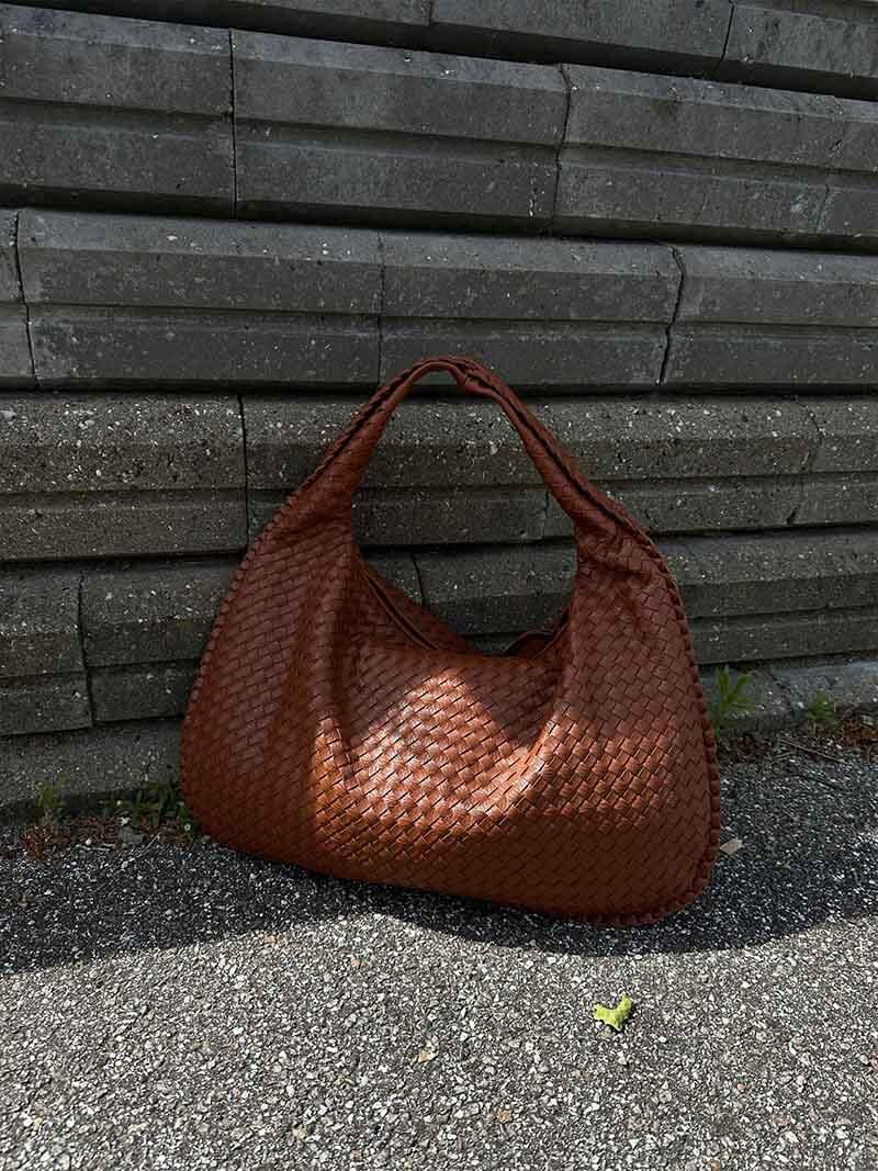 Harper - Woven Hobo Maxi Bag