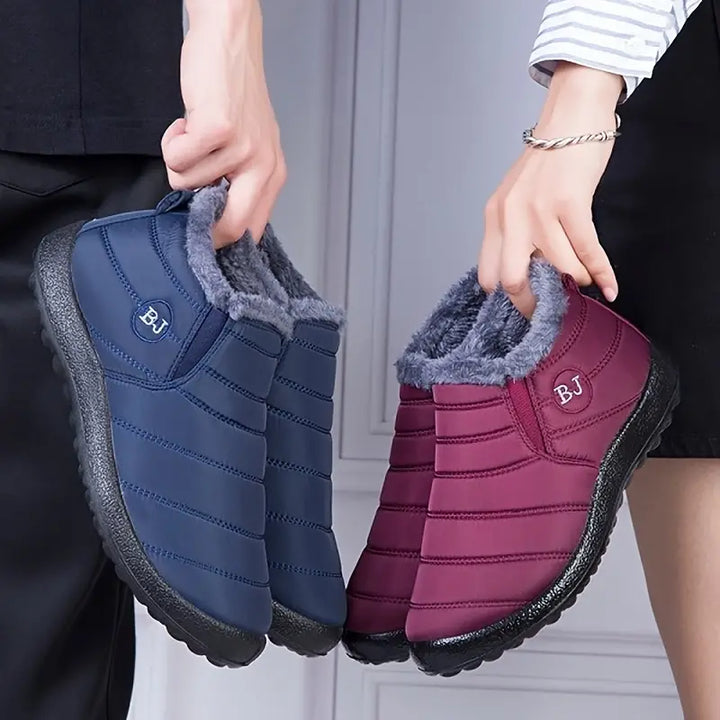 The Quilted Winter Slip-Ons