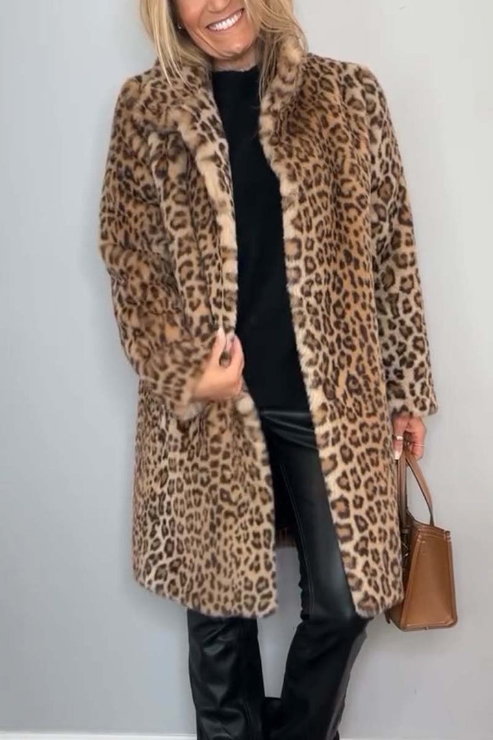 Polly | Leopard Print Coat