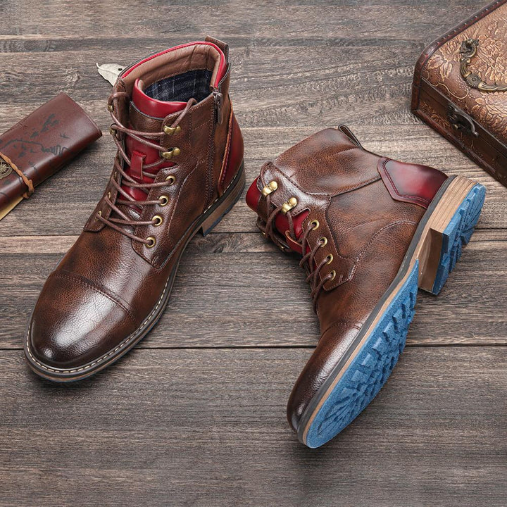 Liam - Handcrafted Premium Leather Oxford Boots