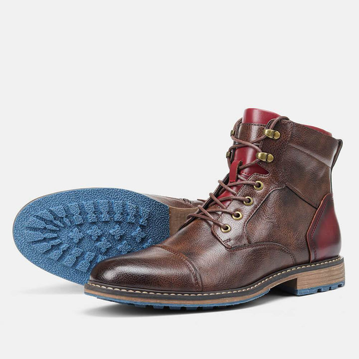 Liam - Handcrafted Premium Leather Oxford Boots