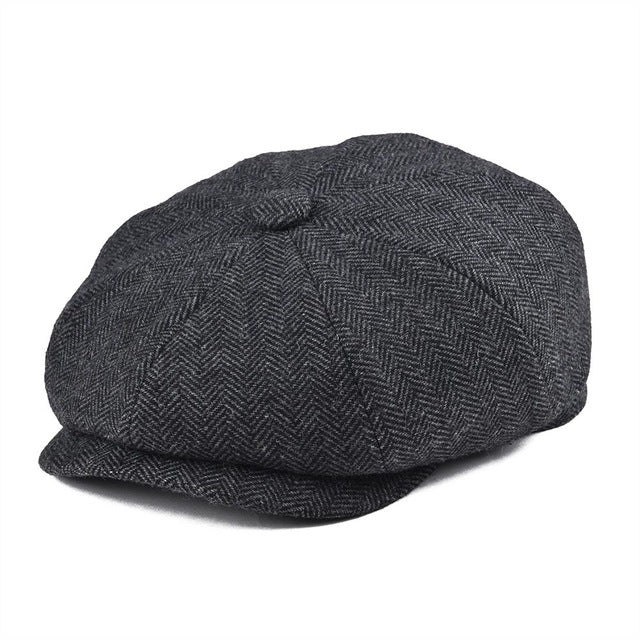 Finn - Classic Tweed Newsboy Cap