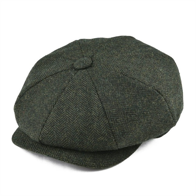 Finn - Classic Tweed Newsboy Cap