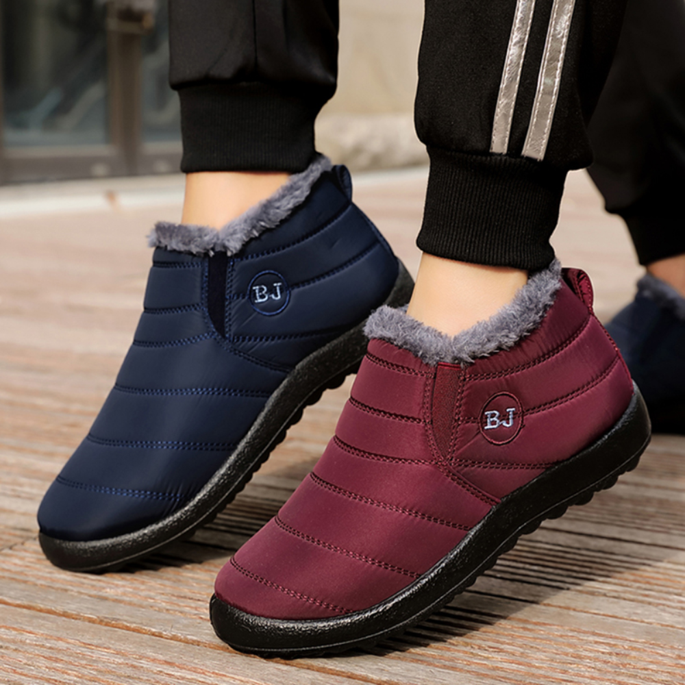 The Quilted Winter Slip-Ons